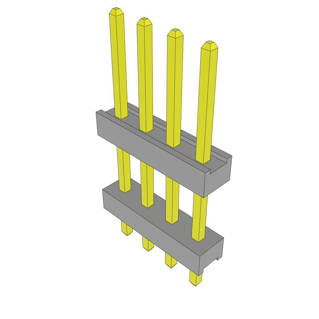 All Parts Connectors Backplane Connectors Hard Metric Connectors TW-04-05-L-S-275-158 by Samtec