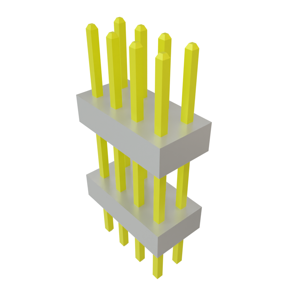 All Parts Connectors Backplane Connectors Hard Metric Connectors TW-04-06-L-D-340-155 by Samtec