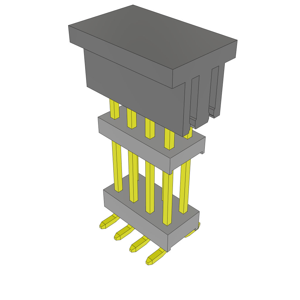 All Parts Connectors Smart Card Connectors TW-04-07-F-D-430-SM-A-P by Samtec