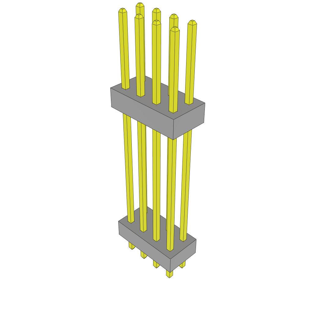 All Parts Connectors Backplane Connectors Hard Metric Connectors TW-04-12-S-D-730-186 by Samtec
