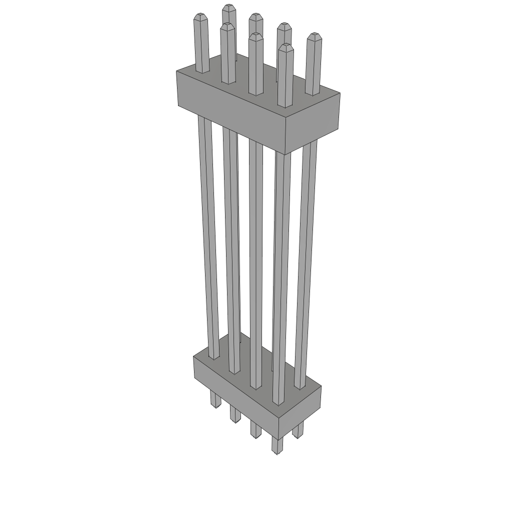 All Parts Connectors Backplane Connectors Hard Metric Connectors TW-04-12-T-D-880-110 by Samtec