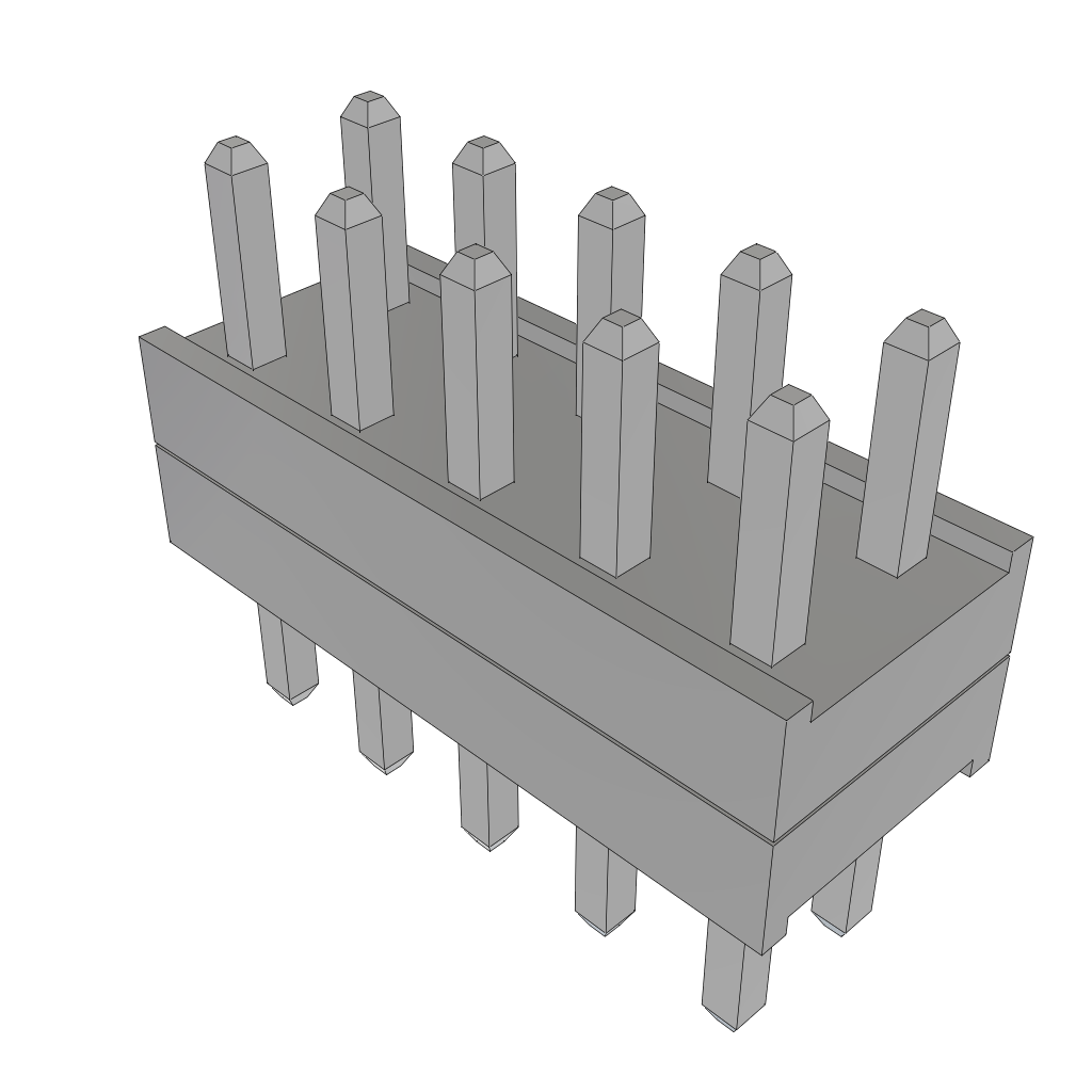 All Parts Connectors Backplane Connectors Hard Metric Connectors TW-05-01-T-D-120-105 by Samtec