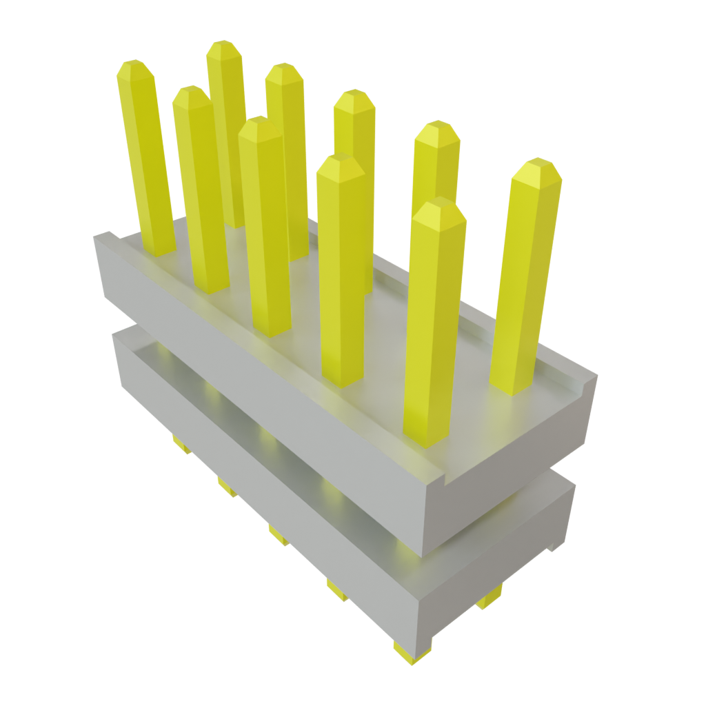All Parts Connectors Backplane Connectors Hard Metric Connectors TW-05-02-G-D-157-075 by Samtec