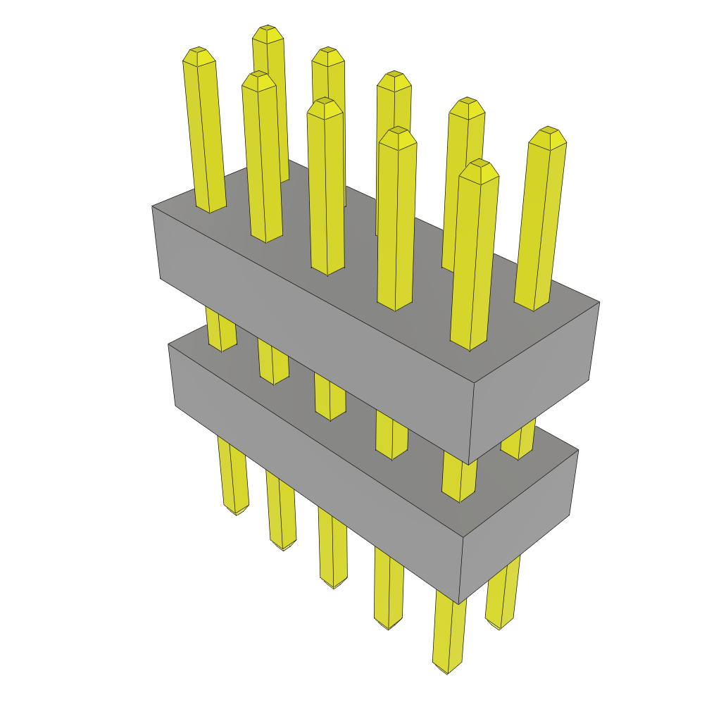 All Parts Connectors Backplane Connectors Hard Metric Connectors TW-05-03-G-D-235-150 by Samtec
