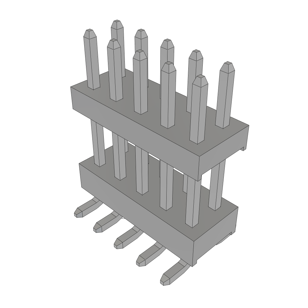 All Parts Connectors Backplane Connectors Hard Metric Connectors TW-05-04-T-D-350-SM-A by Samtec