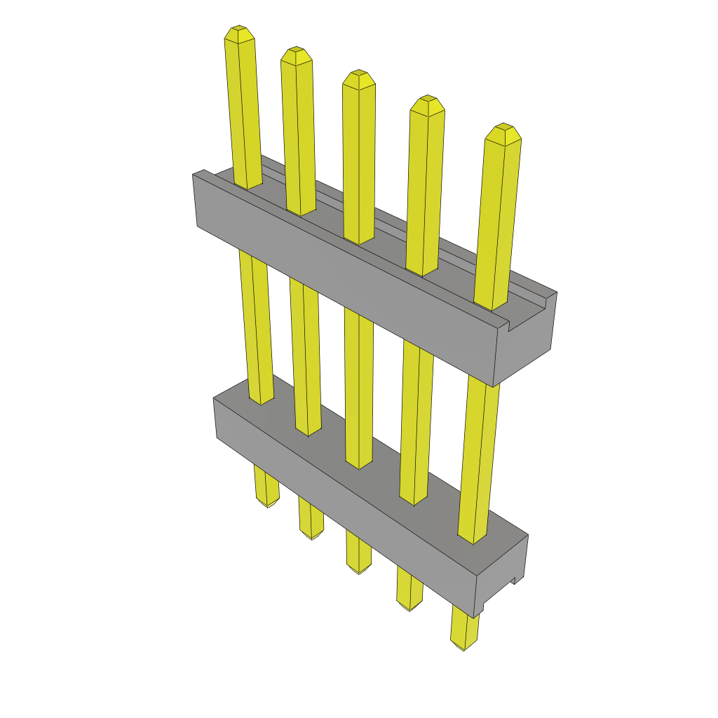 All Parts Connectors Backplane Connectors Hard Metric Connectors TW-05-05-L-S-340-105 by Samtec