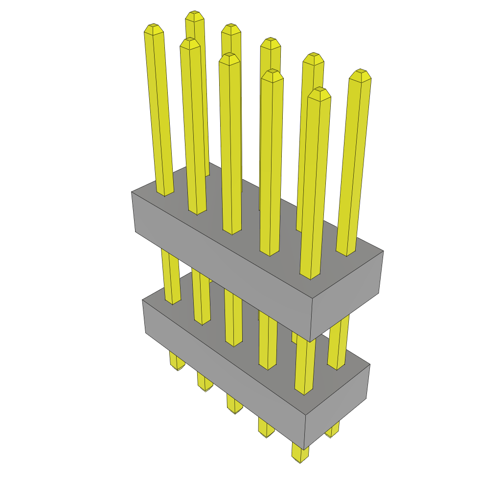 All Parts Connectors Backplane Connectors Hard Metric Connectors TW-05-06-F-D-354-158 by Samtec