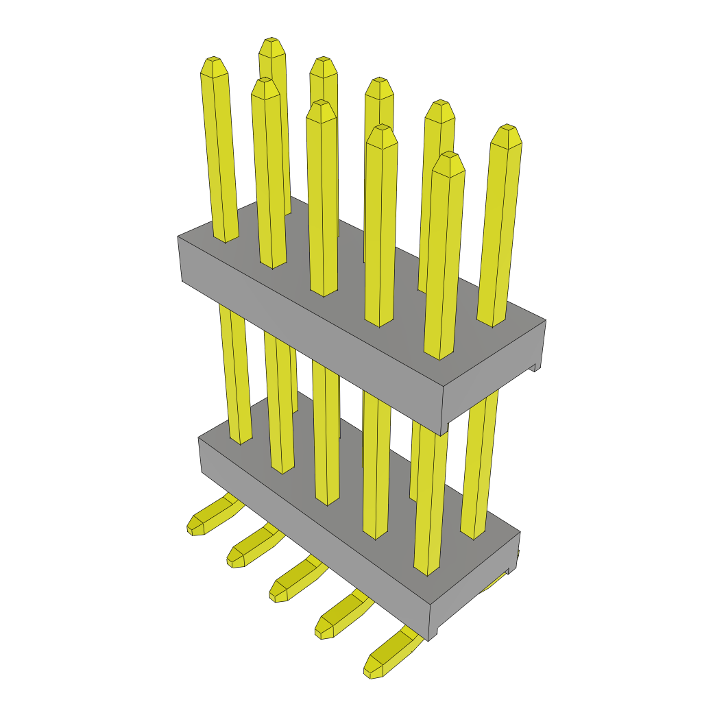 All Parts Connectors Backplane Connectors Hard Metric Connectors TW-05-06-G-D-400-SM by Samtec