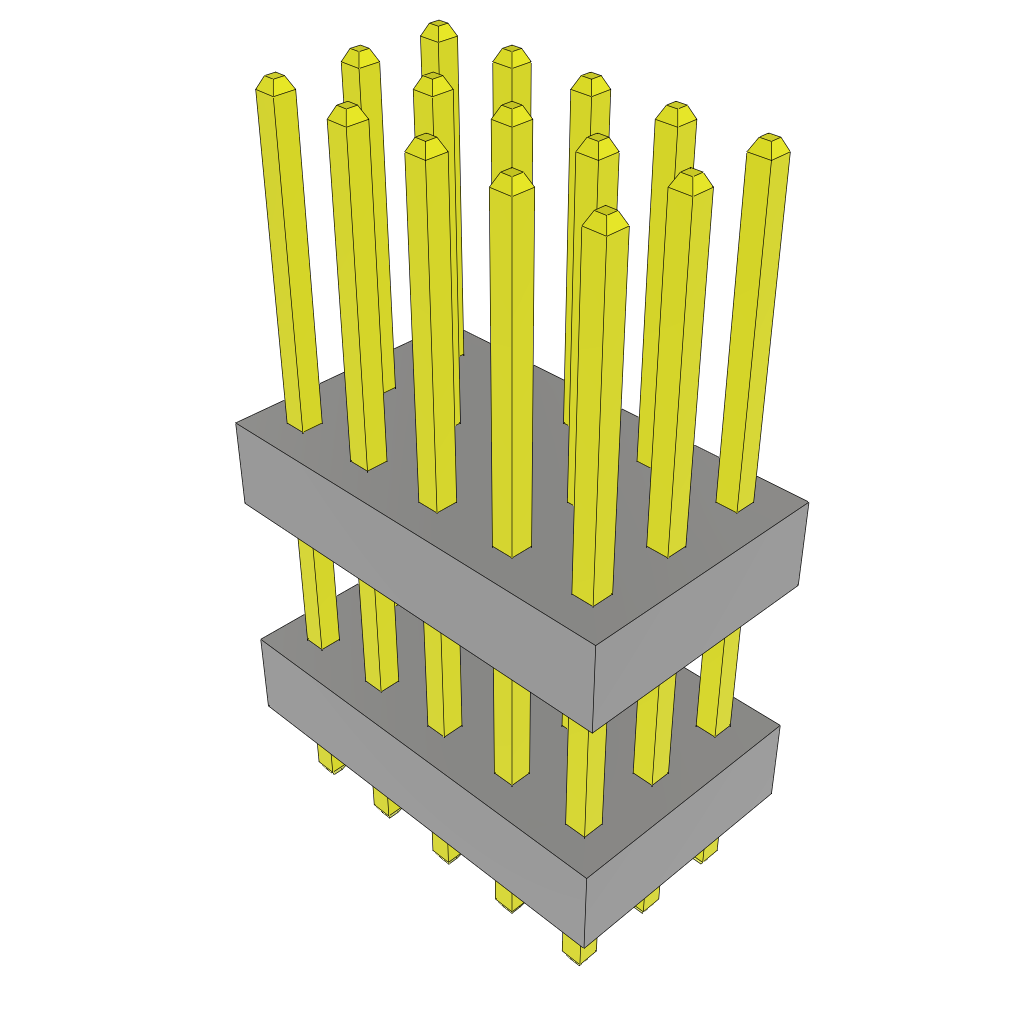 All Parts Connectors Backplane Connectors Hard Metric Connectors TW-05-06-S-T-452-080 by Samtec