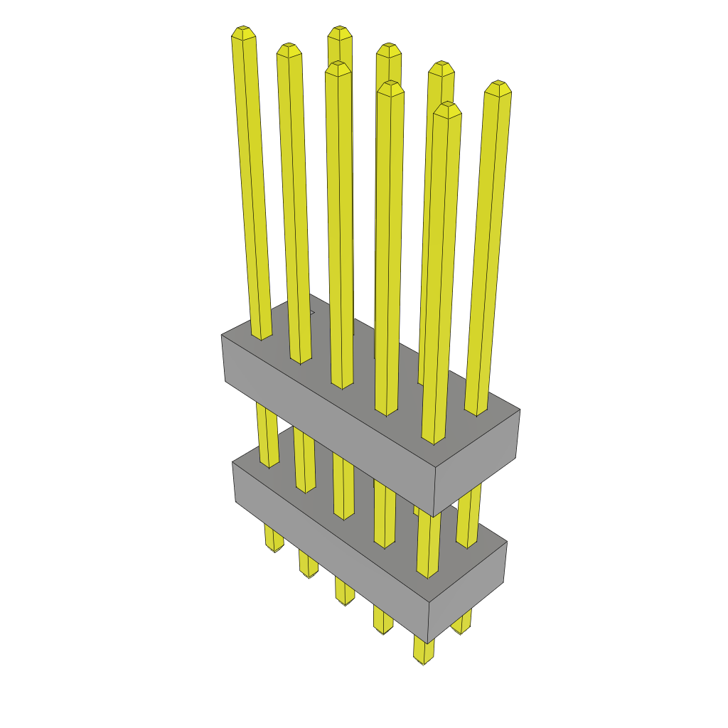 All Parts Connectors Backplane Connectors Hard Metric Connectors TW-05-08-L-D-276-100-002 by Samtec