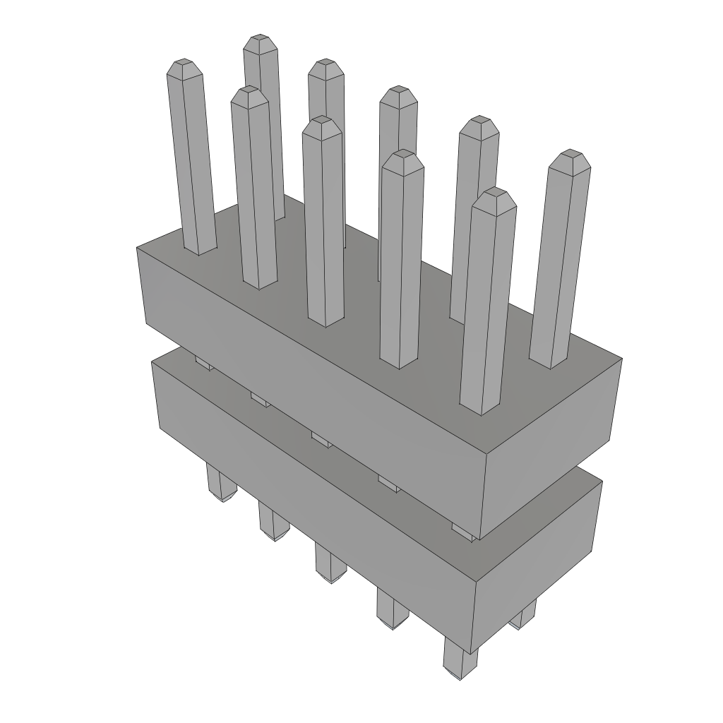 All Parts Connectors Backplane Connectors Hard Metric Connectors TW-05-09-T-D-200-128 by Samtec