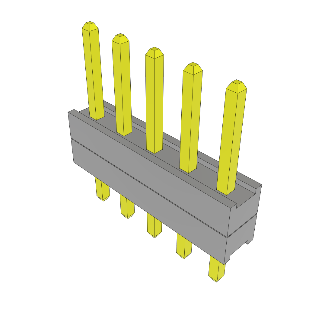 All Parts Connectors Backplane Connectors Hard Metric Connectors TW-05-11-L-S-120-100 by Samtec