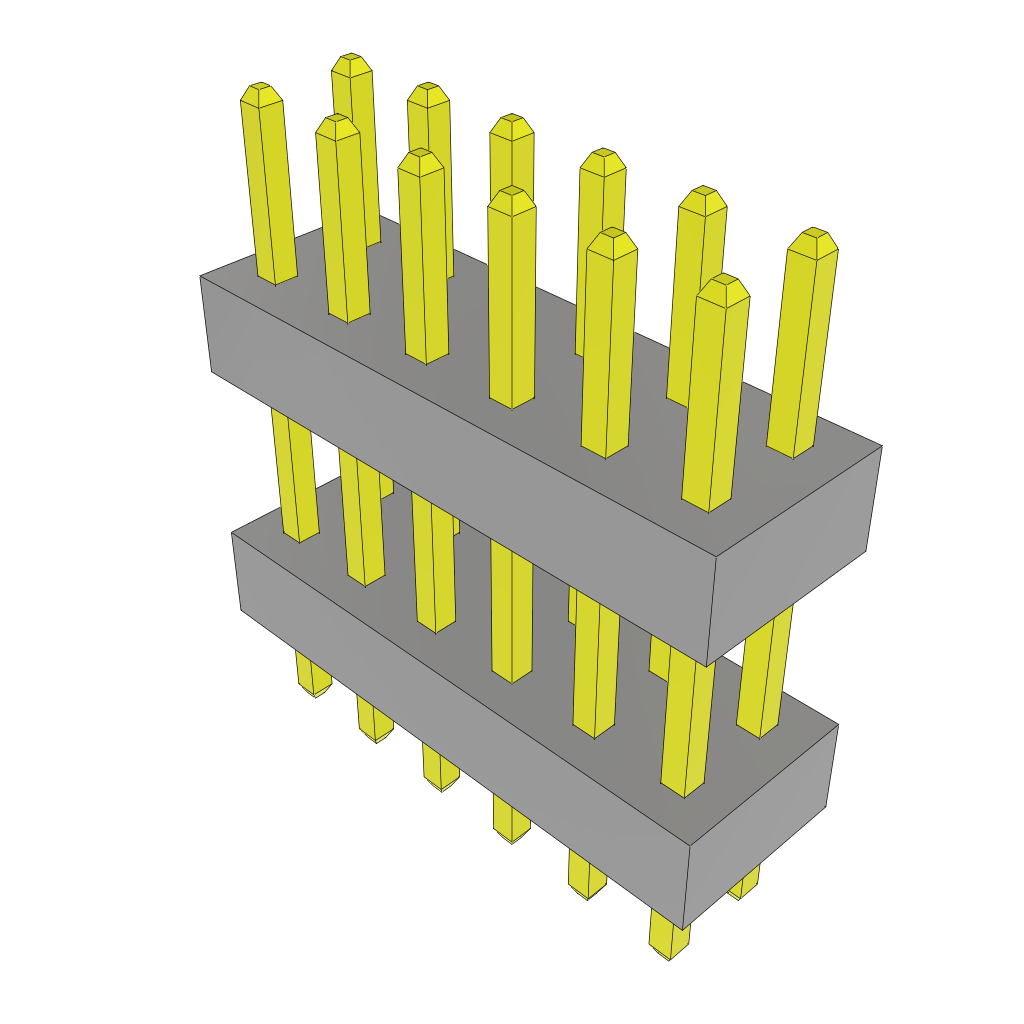 All Parts Connectors Backplane Connectors Hard Metric Connectors TW-06-03-F-D-142-158 by Samtec