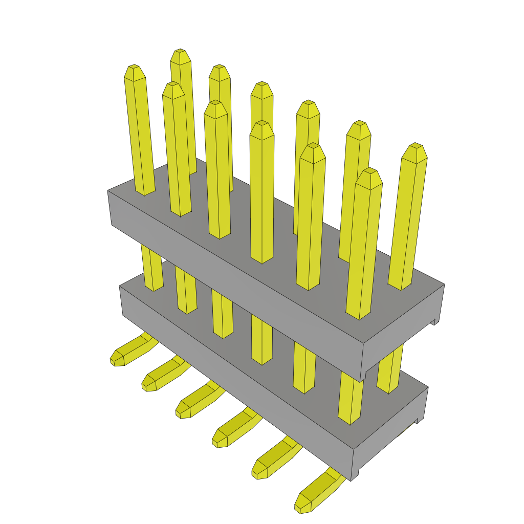 All Parts Connectors Backplane Connectors Hard Metric Connectors TW-06-03-L-D-280-SM by Samtec