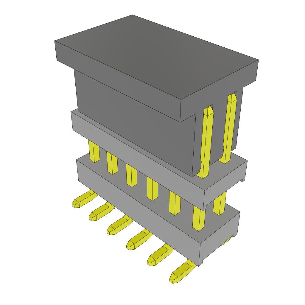 All Parts Connectors Backplane Connectors Hard Metric Connectors TW-06-03-L-D-290-SM-A-P-TR by Samtec