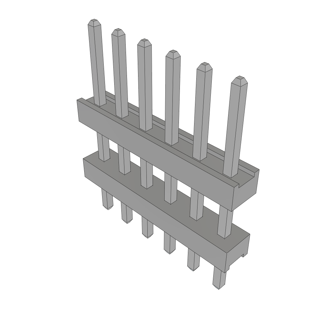 All Parts Connectors Backplane Connectors Hard Metric Connectors TW-06-03-T-S-230-110 by Samtec