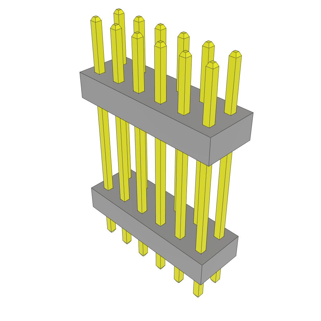 All Parts Connectors Backplane Connectors Hard Metric Connectors TW-06-07-L-D-485-110 by Samtec