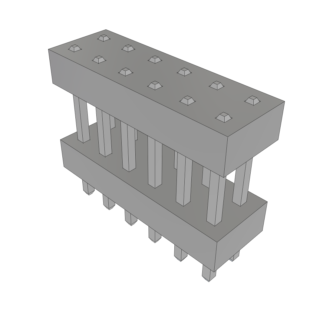 All Parts Connectors Backplane Connectors Hard Metric Connectors TW-06-11-T-D-227-085 by Samtec