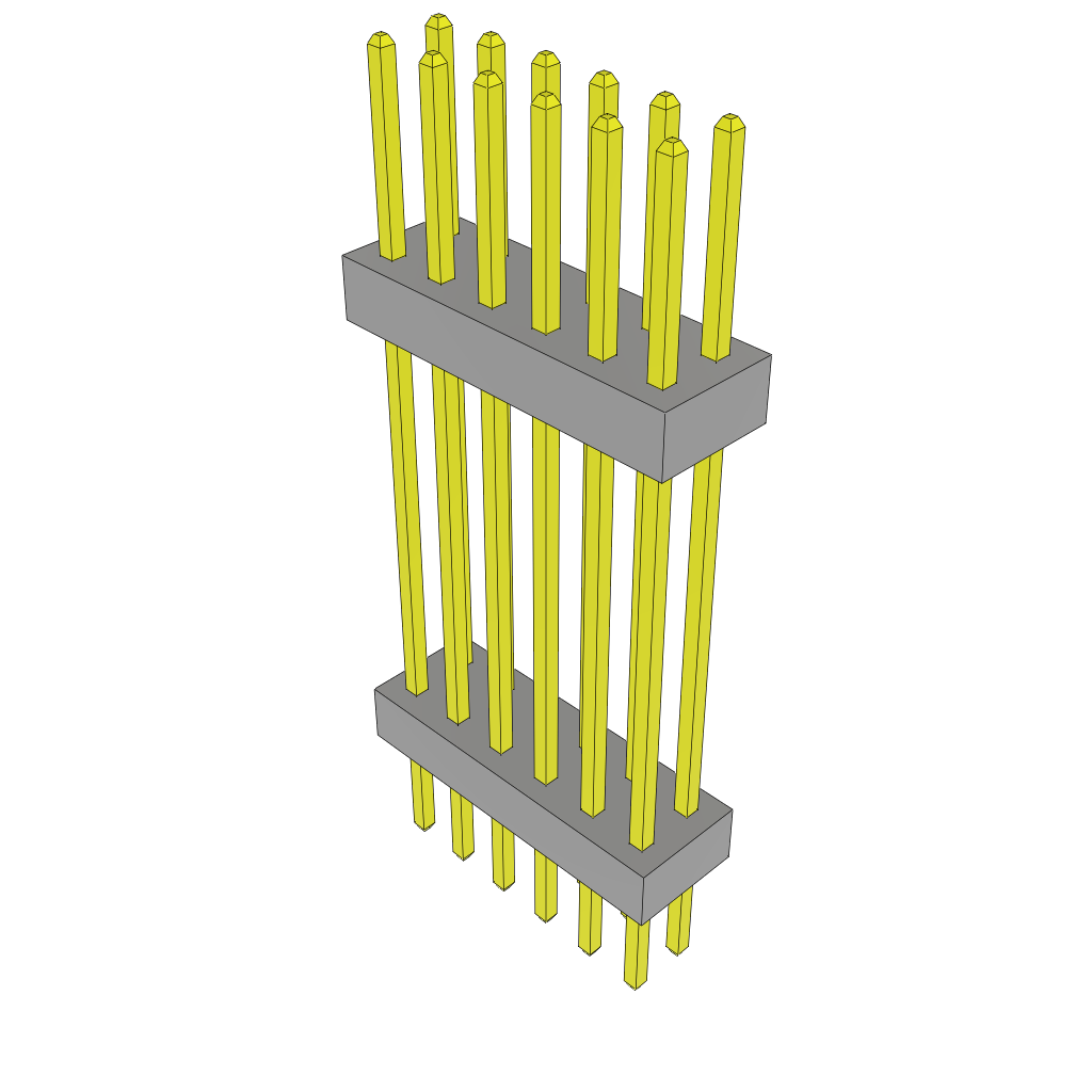All Parts Connectors Backplane Connectors Hard Metric Connectors TW-06-12-S-D-695-170 by Samtec