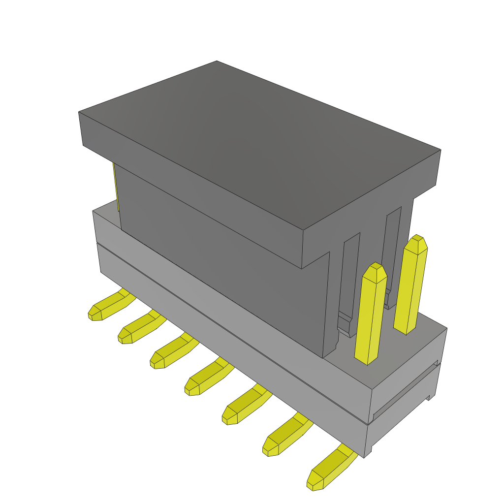 All Parts Connectors Backplane Connectors Hard Metric Connectors TW-07-02-G-D-170-SM-P by Samtec
