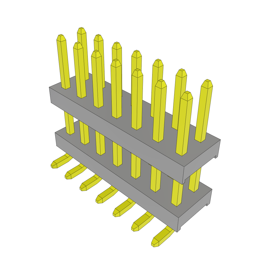 All Parts Connectors Backplane Connectors Hard Metric Connectors TW-07-03-F-D-290-SM by Samtec