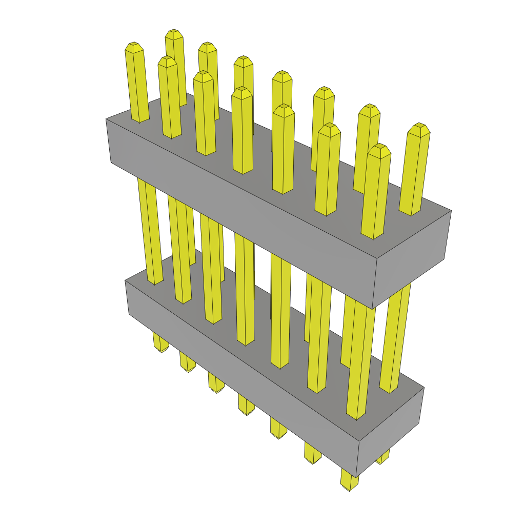 All Parts Connectors Backplane Connectors Hard Metric Connectors TW-07-10-L-D-400-084 by Samtec