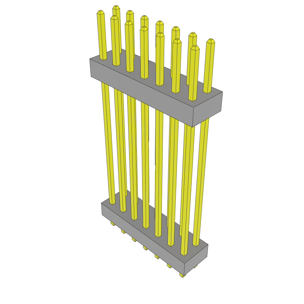 All Parts Connectors Backplane Connectors Hard Metric Connectors TW-07-12-S-D-845-070 by Samtec