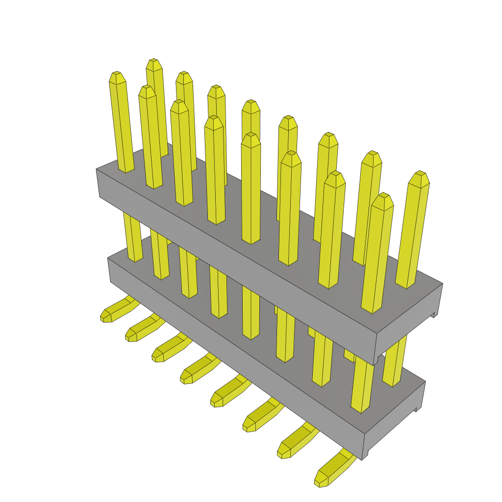 All Parts Connectors Backplane Connectors Hard Metric Connectors TW-08-04-S-D-406-SM by Samtec