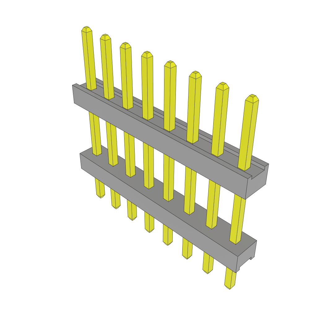 All Parts Connectors Backplane Connectors Hard Metric Connectors TW-08-05-F-S-300-120 by Samtec