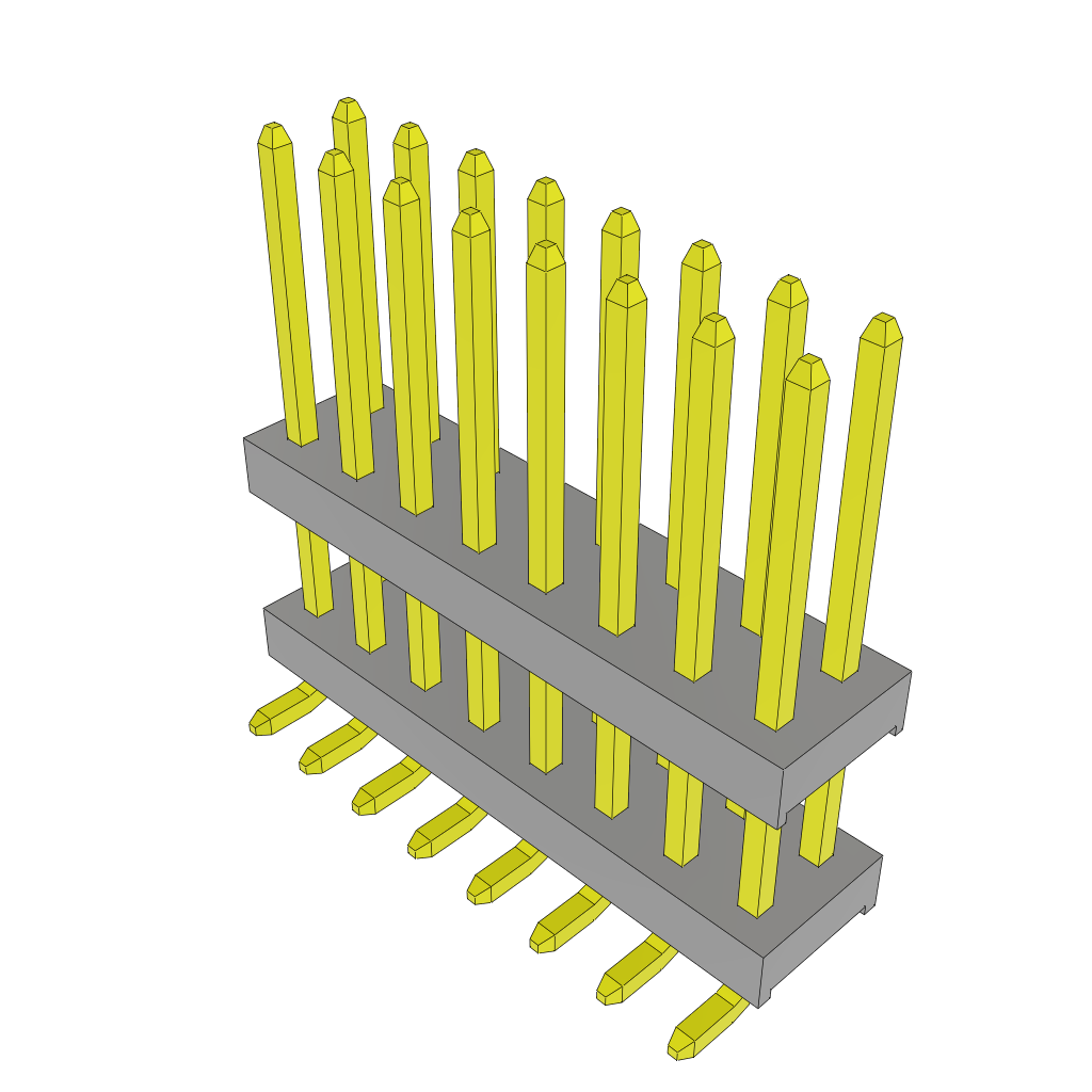 All Parts Connectors Backplane Connectors Hard Metric Connectors TW-08-06-F-D-478-SM by Samtec