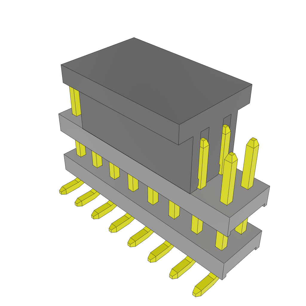 Board to Board & Mezzanine Connectors TW-08-09-L-D-255-SM-P by Samtec