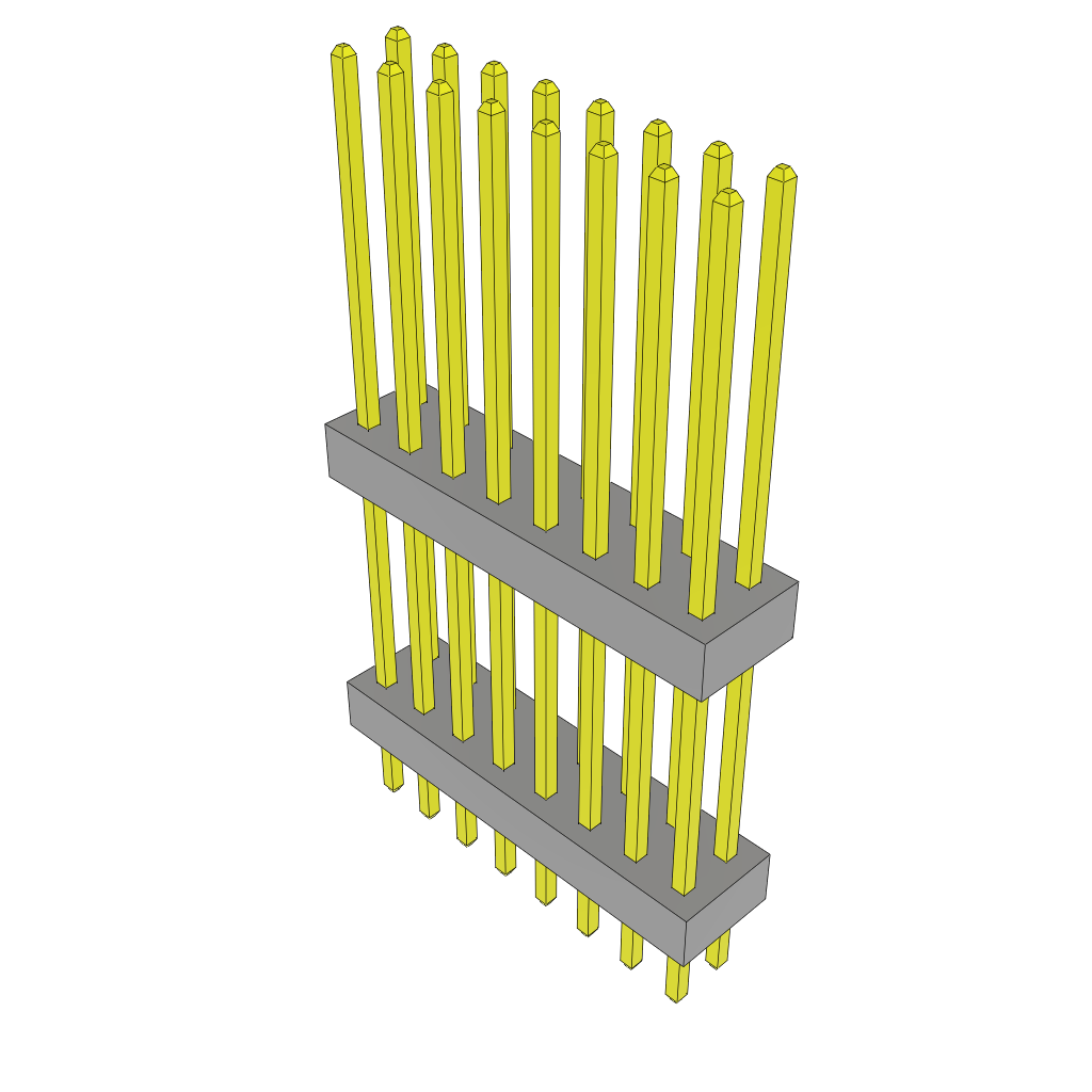 All Parts Connectors Backplane Connectors Hard Metric Connectors TW-08-12-G-D-500-125 by Samtec