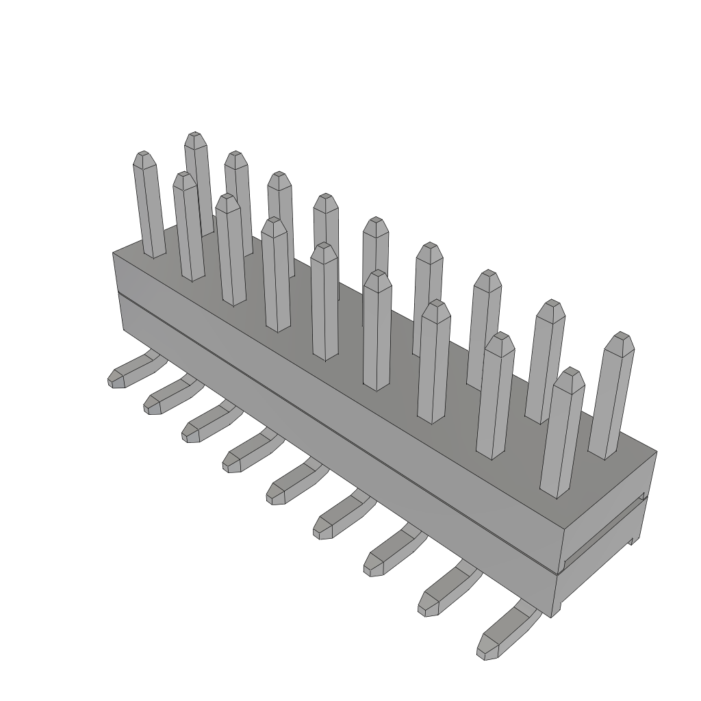 All Parts Connectors Headers TW-09-02-T-D-170-SM by Samtec