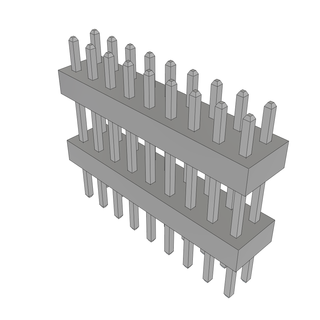 All Parts Connectors Backplane Connectors Hard Metric Connectors TW-09-05-T-D-330-160 by Samtec