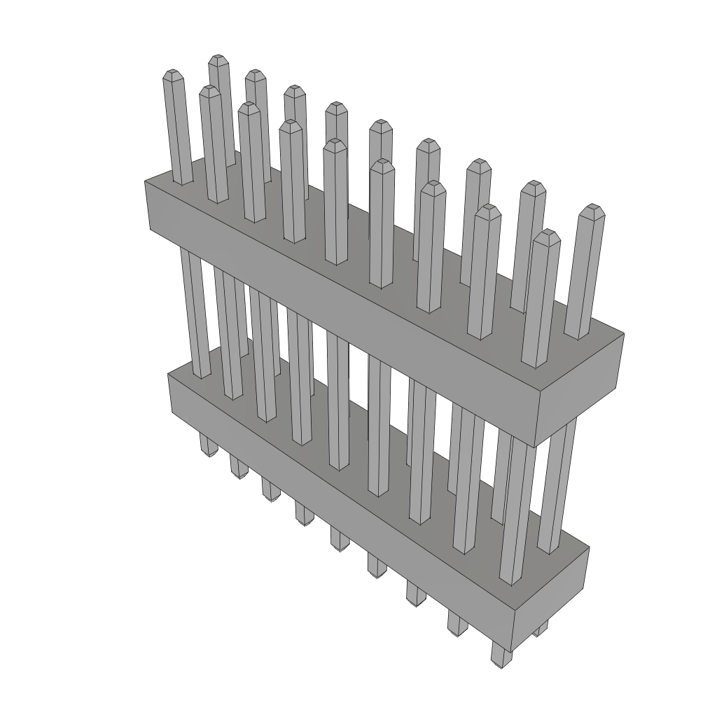 All Parts Connectors Backplane Connectors Hard Metric Connectors TW-09-06-T-D-420-090 by Samtec