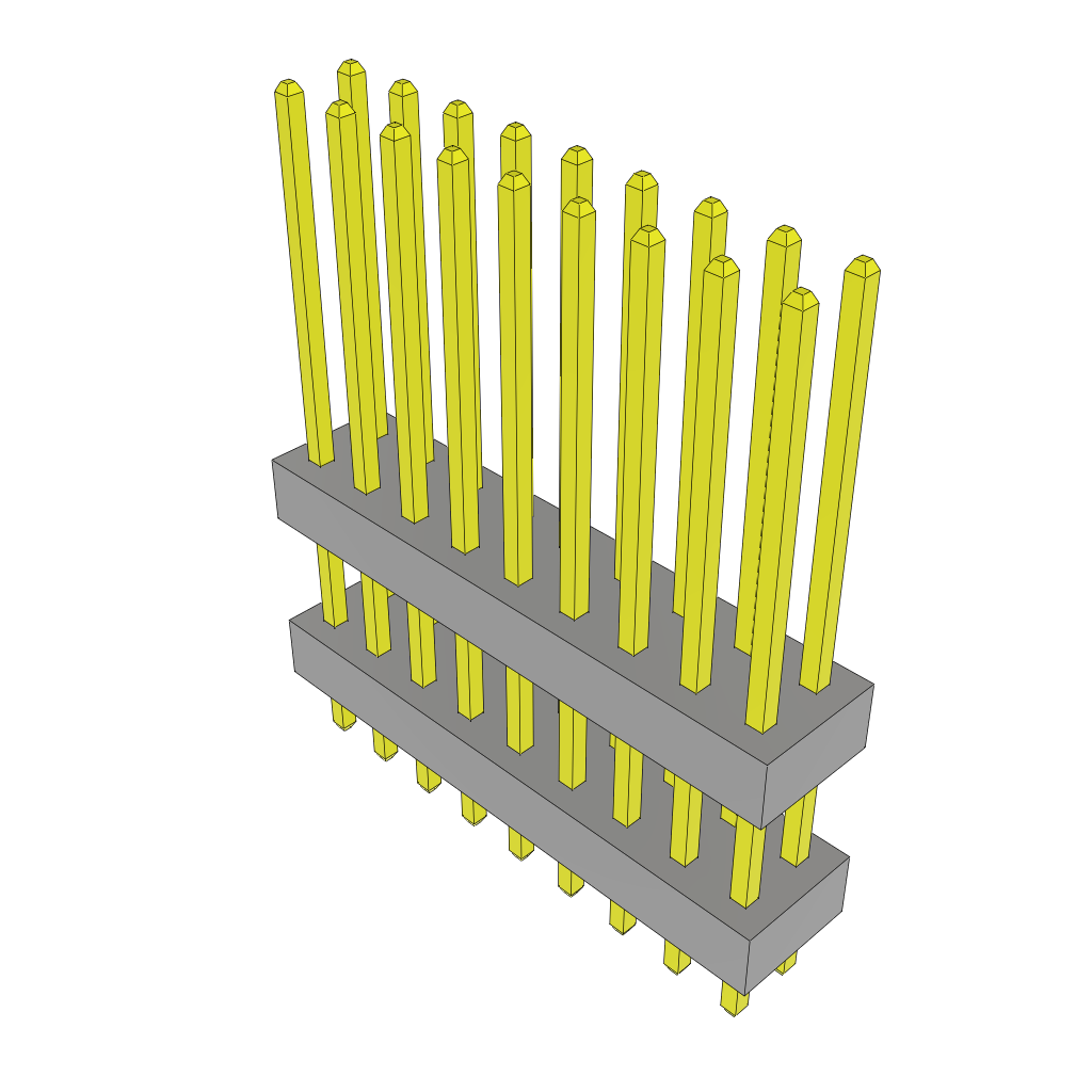 All Parts Connectors Backplane Connectors Hard Metric Connectors TW-09-08-G-D-303-264 by Samtec