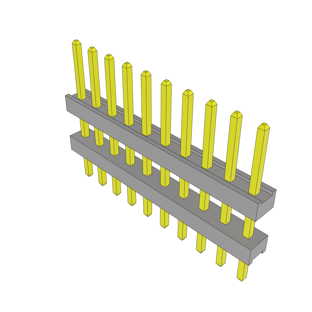 All Parts Connectors Backplane Connectors Hard Metric Connectors TW-10-03-L-S-220-120 by Samtec