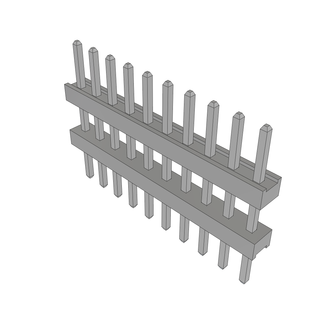 All Parts Connectors Backplane Connectors Hard Metric Connectors TW-10-03-T-S-235-150 by Samtec