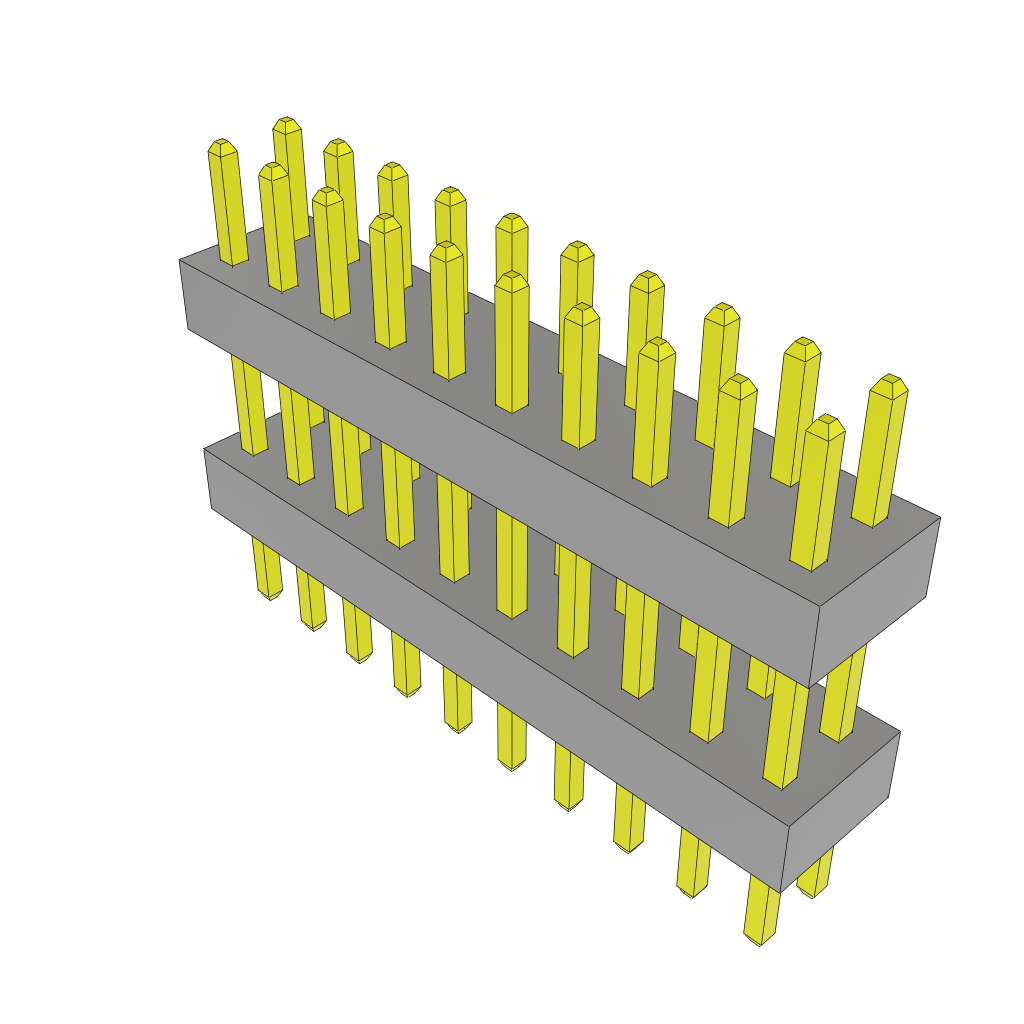 All Parts Connectors Backplane Connectors Hard Metric Connectors TW-10-04-L-D-305-125 by Samtec