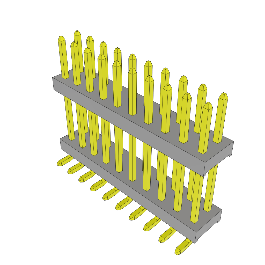 All Parts Connectors Backplane Connectors Hard Metric Connectors TW-10-06-L-D-425-SM by Samtec
