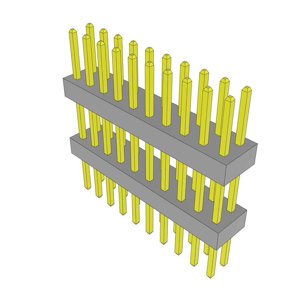 All Parts Connectors Backplane Connectors Hard Metric Connectors TW-10-07-G-D-355-200 by Samtec