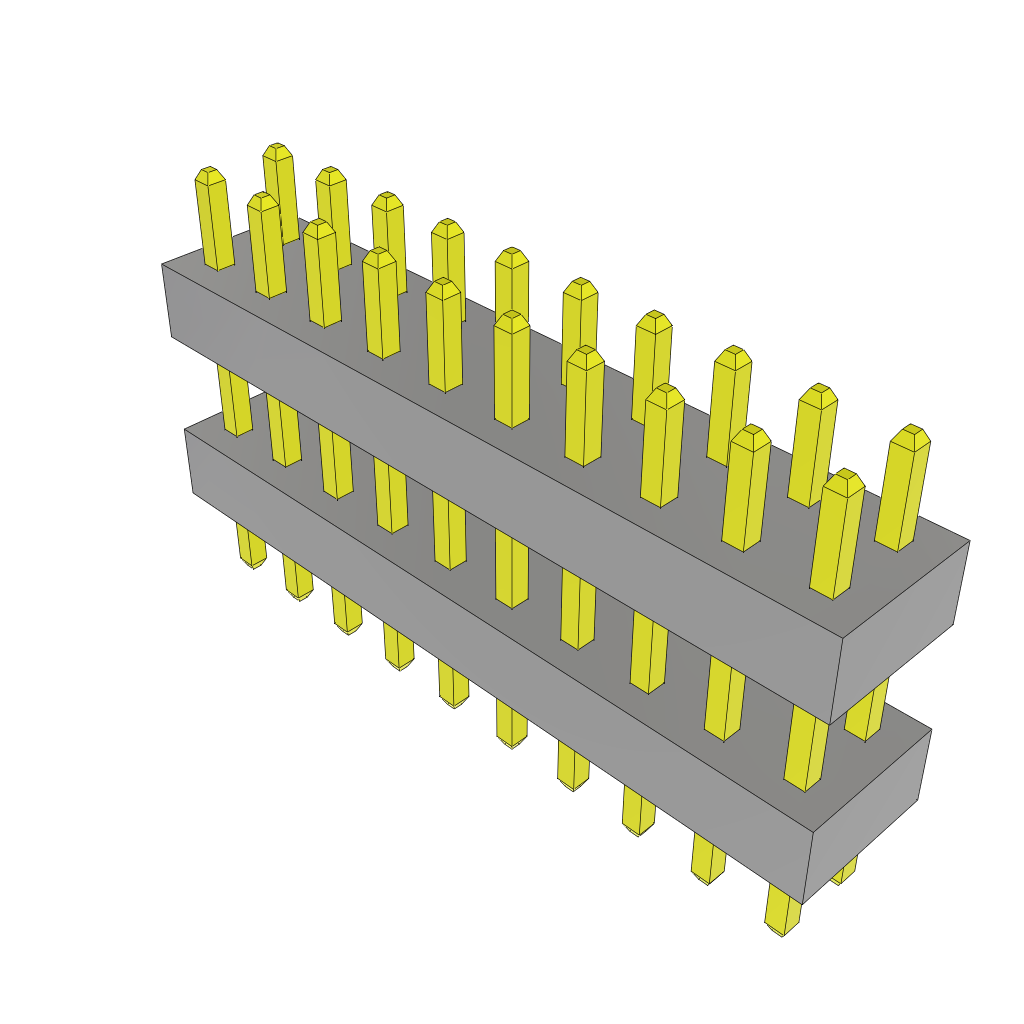All Parts Connectors Backplane Connectors Hard Metric Connectors TW-10-09-L-D-265-095 by Samtec