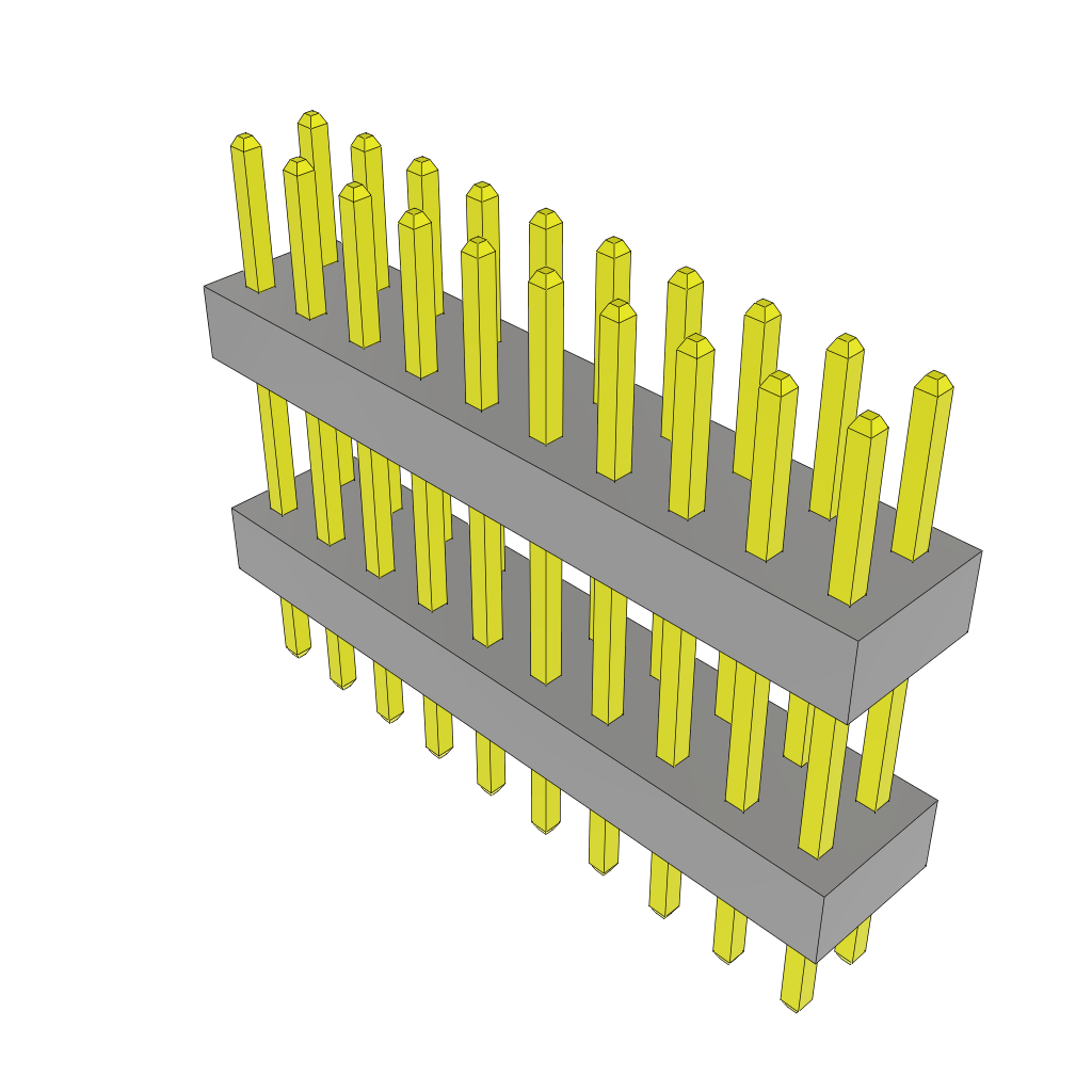 All Parts Connectors Backplane Connectors Hard Metric Connectors TW-10-10-L-D-340-120 by Samtec