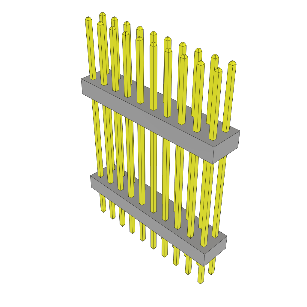 All Parts Connectors Backplane Connectors Hard Metric Connectors TW-10-12-G-D-645-175 by Samtec