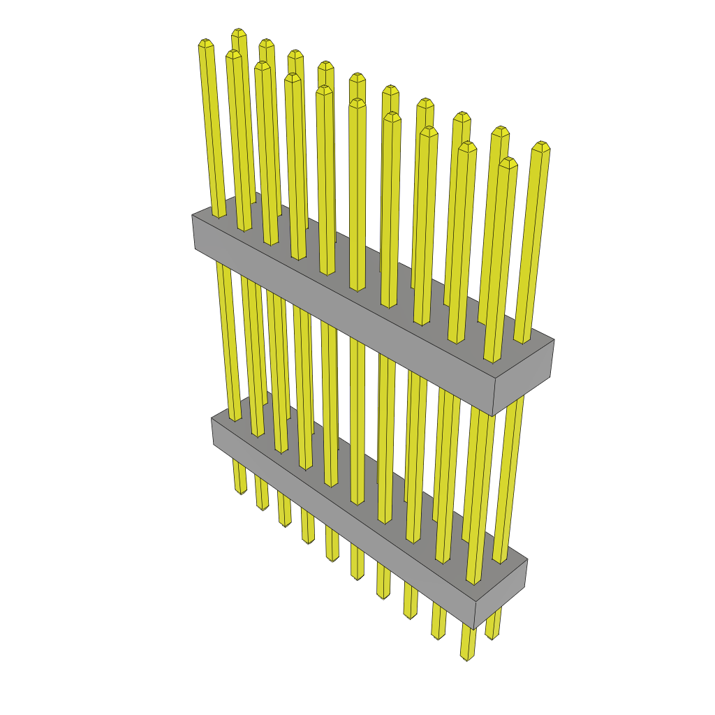 All Parts Connectors Backplane Connectors Hard Metric Connectors TW-10-12-L-D-600-150 by Samtec