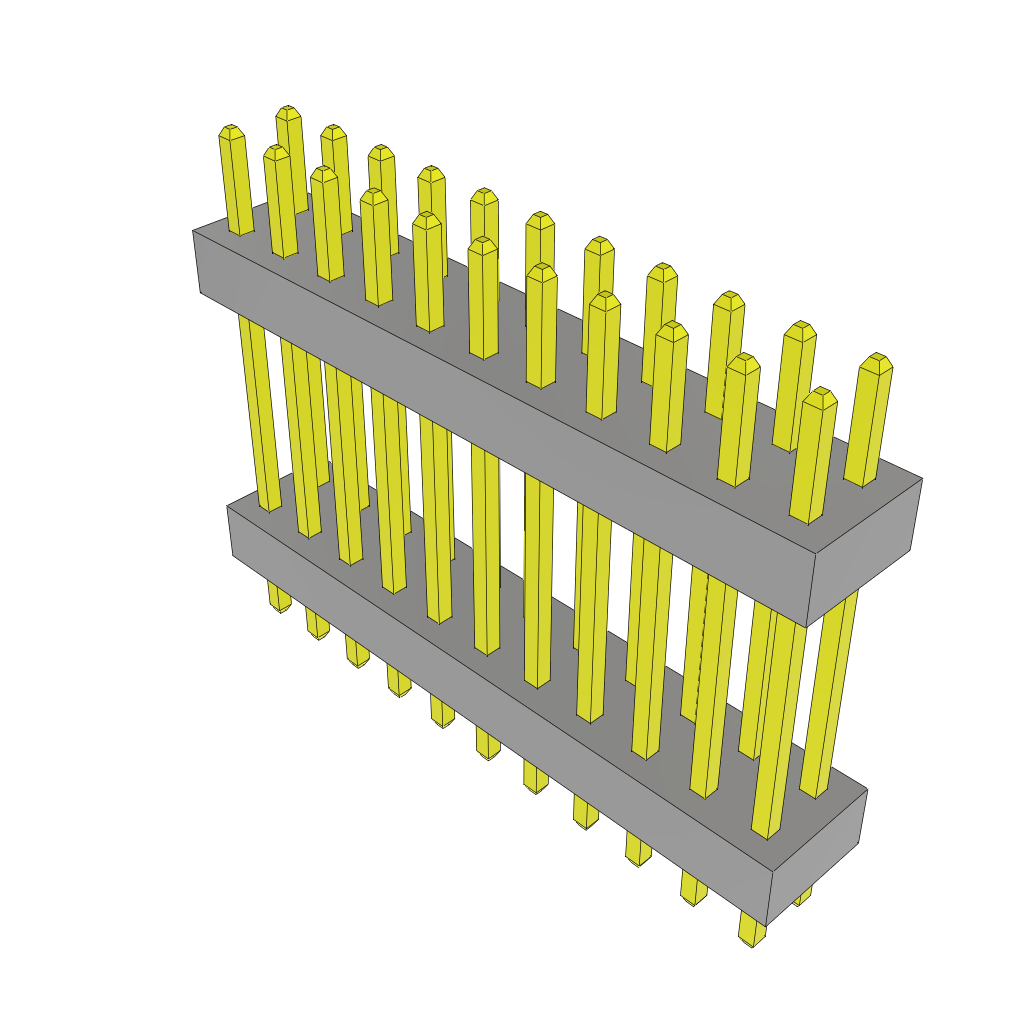 All Parts Connectors Backplane Connectors Hard Metric Connectors TW-11-06-F-D-460-090 by Samtec
