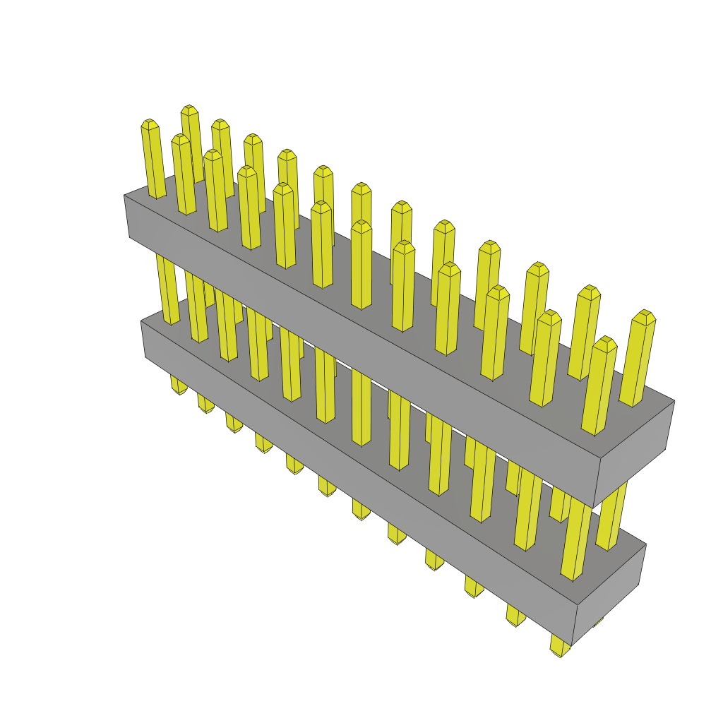 All Parts Connectors Backplane Connectors Hard Metric Connectors TW-12-03-L-D-325-080 by Samtec