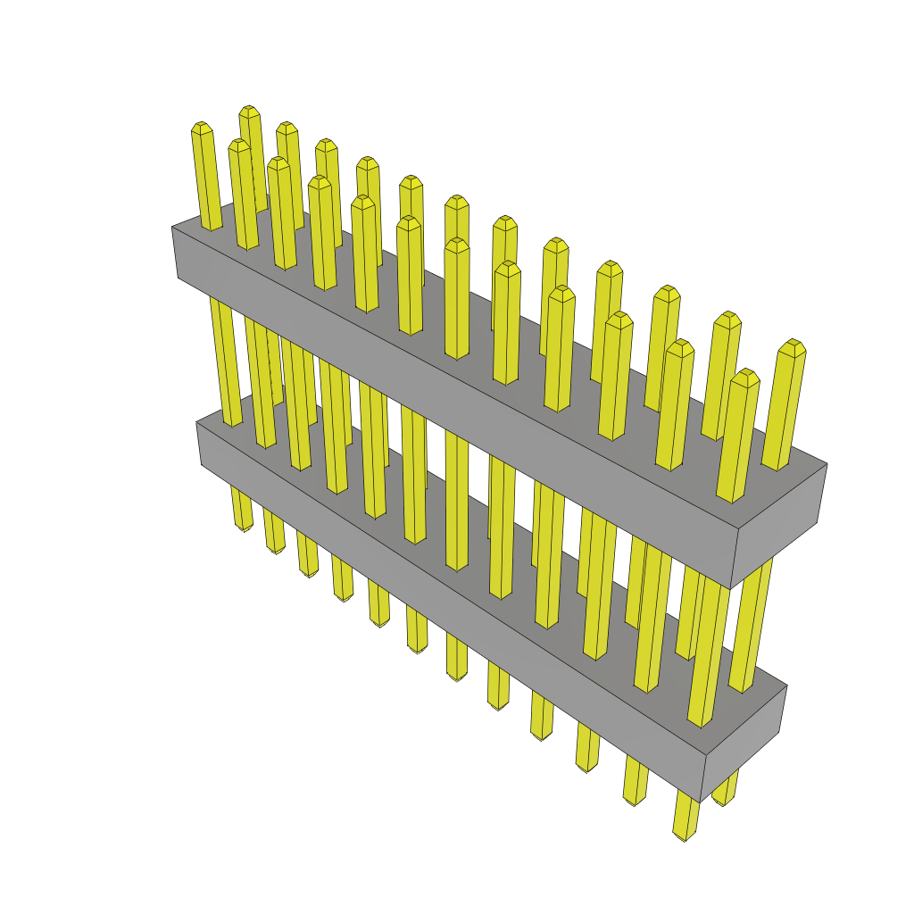 All Parts Connectors Backplane Connectors Hard Metric Connectors TW-12-06-L-D-400-125 by Samtec