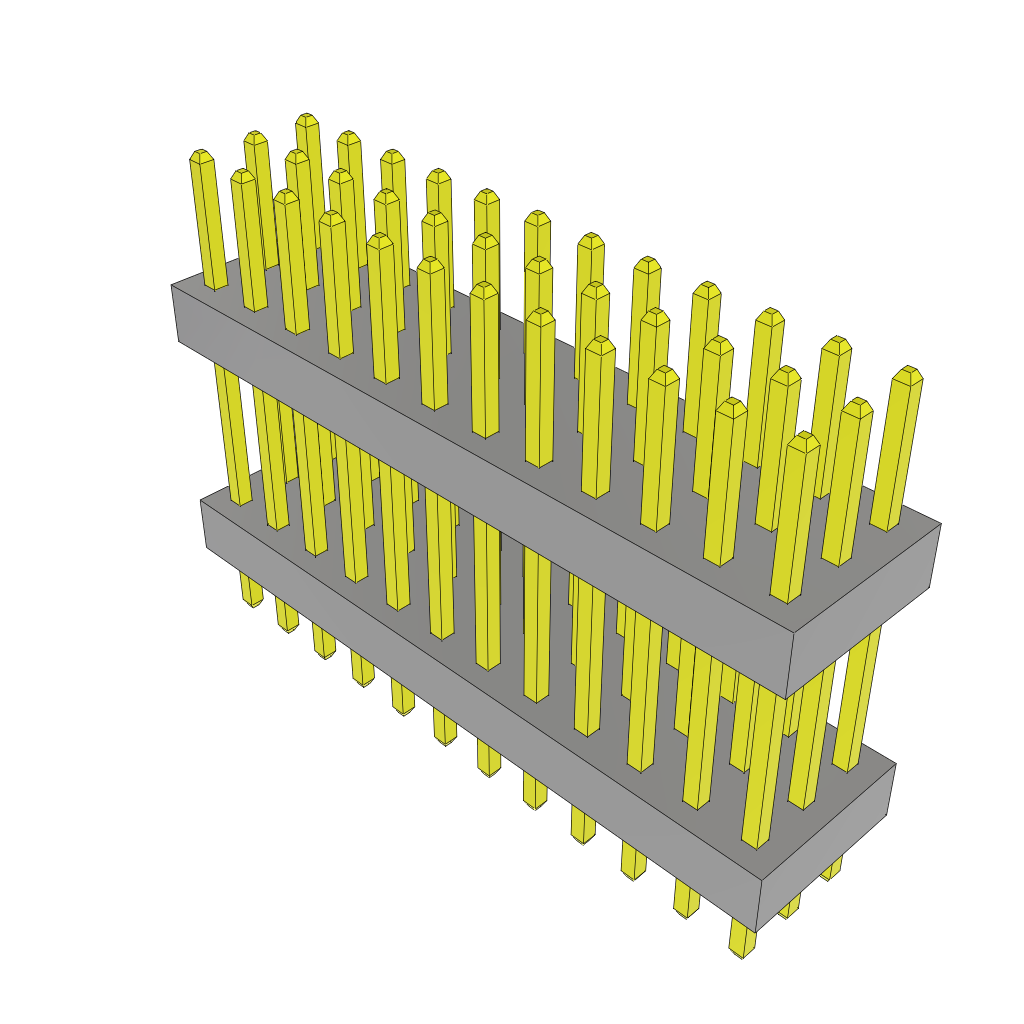 All Parts Connectors Backplane Connectors Hard Metric Connectors TW-12-06-L-T-400-100 by Samtec