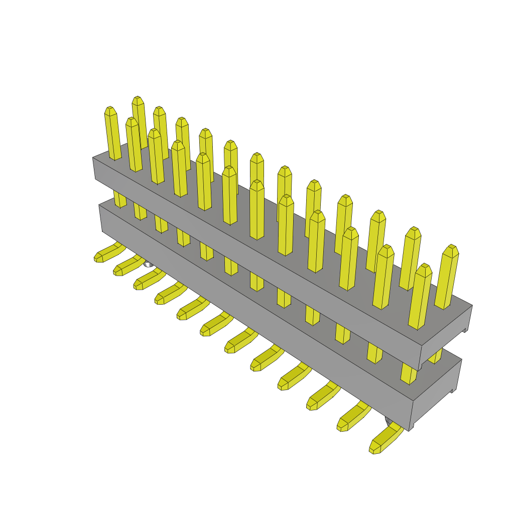 All Parts Connectors Backplane Connectors Hard Metric Connectors TW-12-09-L-D-260-SM-A by Samtec